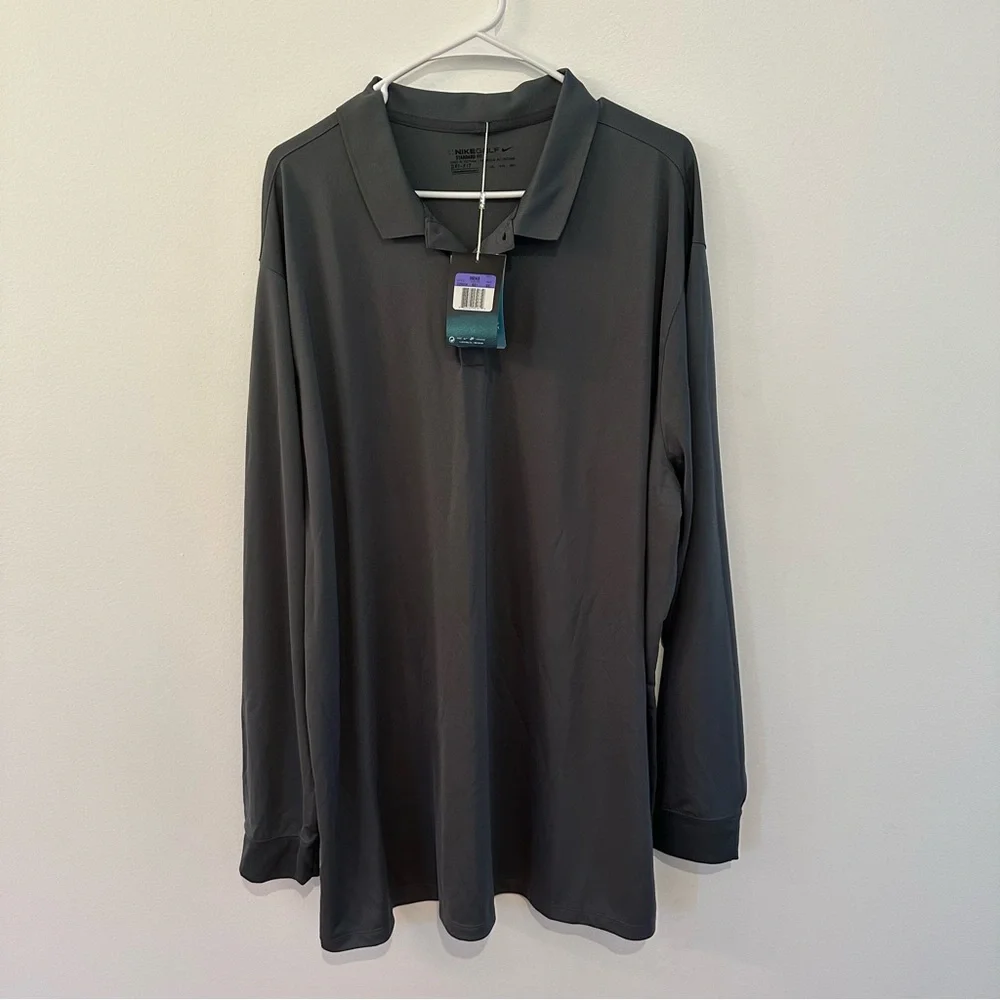 Men’s Nike Golf Dri-Fit Long Sleeve Shirt Size 3XL - Picture 1 of 4
